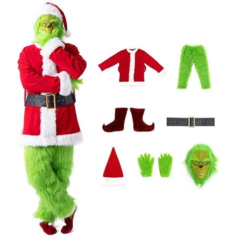 grinch jumpsuit|grinch costume for adults.